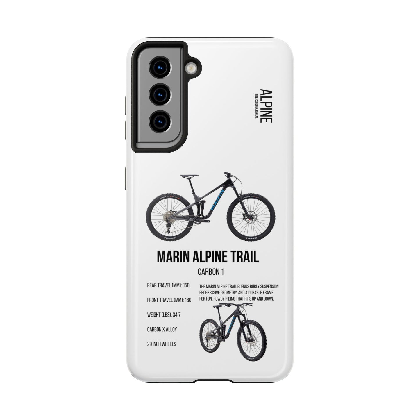 Marin Alpine Trail Carbon 1 Grey And Blue