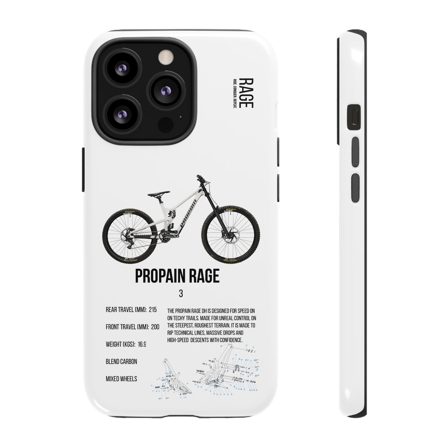 Propain Rage 3 White/Black