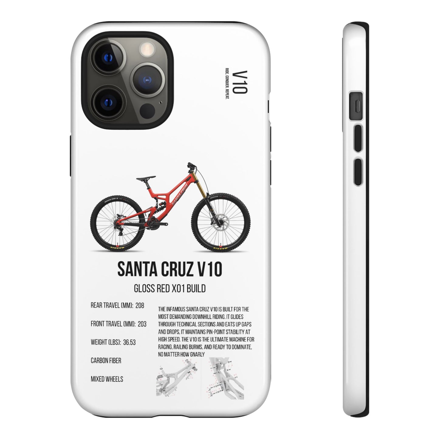 Santa Cruz V10 Gloss Red X01 Build