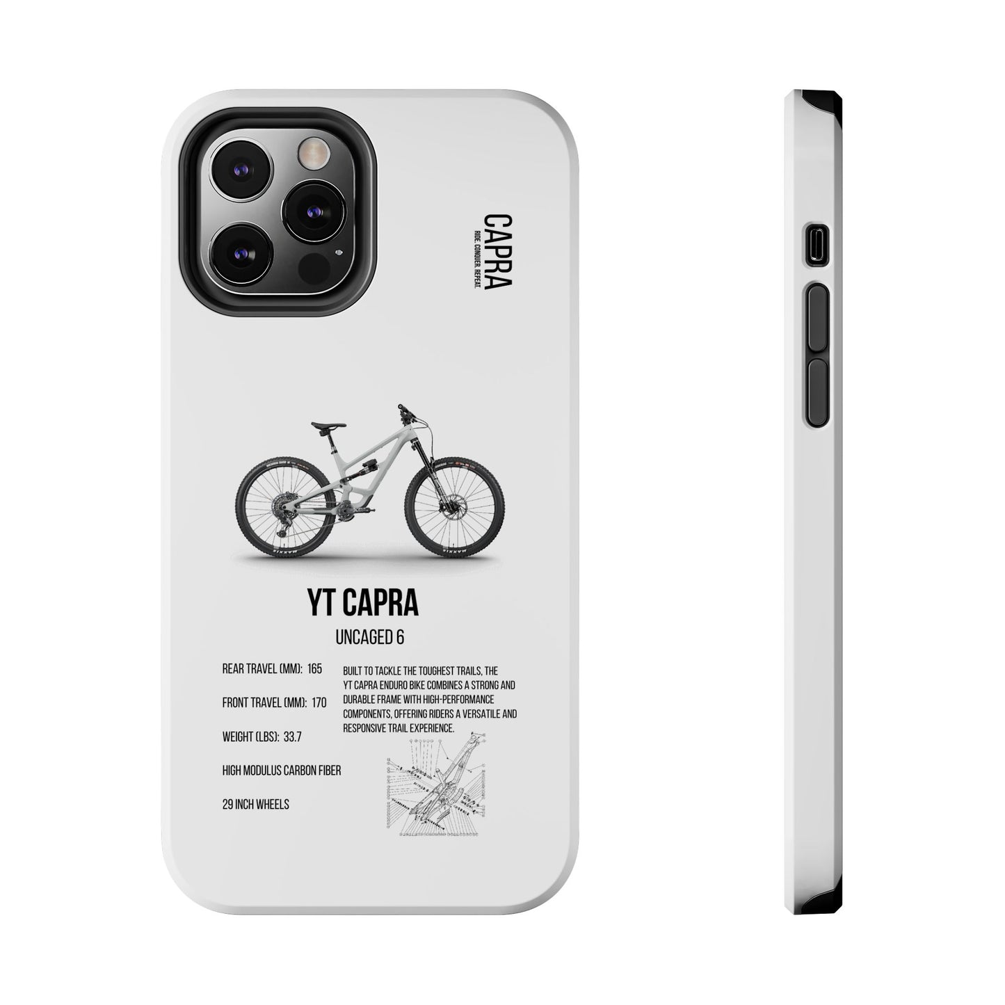YT Industries Capra Uncaged 6 White W/ Rockshox
