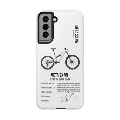 Commencal Meta SX V5 Essential Clear Silver