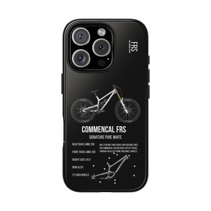 Black Background Commencal FRS Signature Pure White 2026