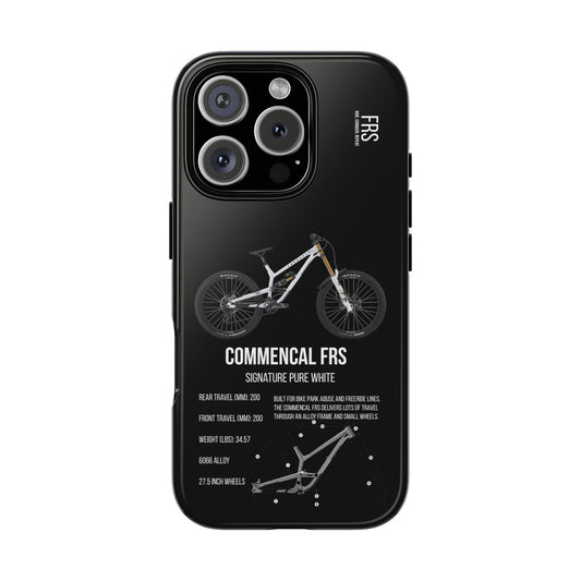 Black Background Commencal FRS Signature Pure White 2026
