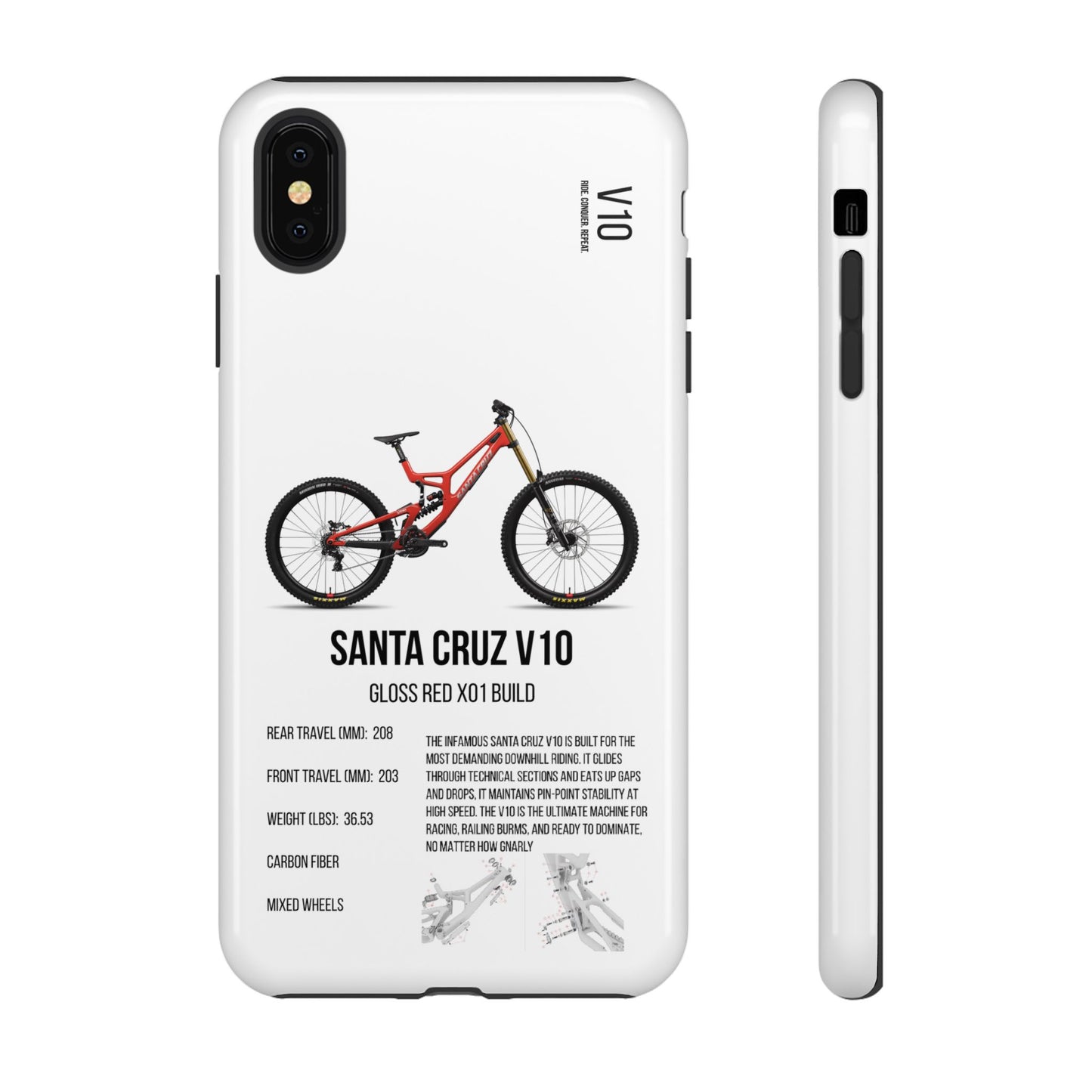Santa Cruz V10 Gloss Red X01 Build