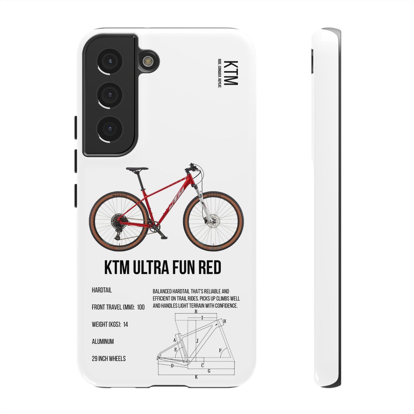 KTM Ultra Fun Red Hardtail