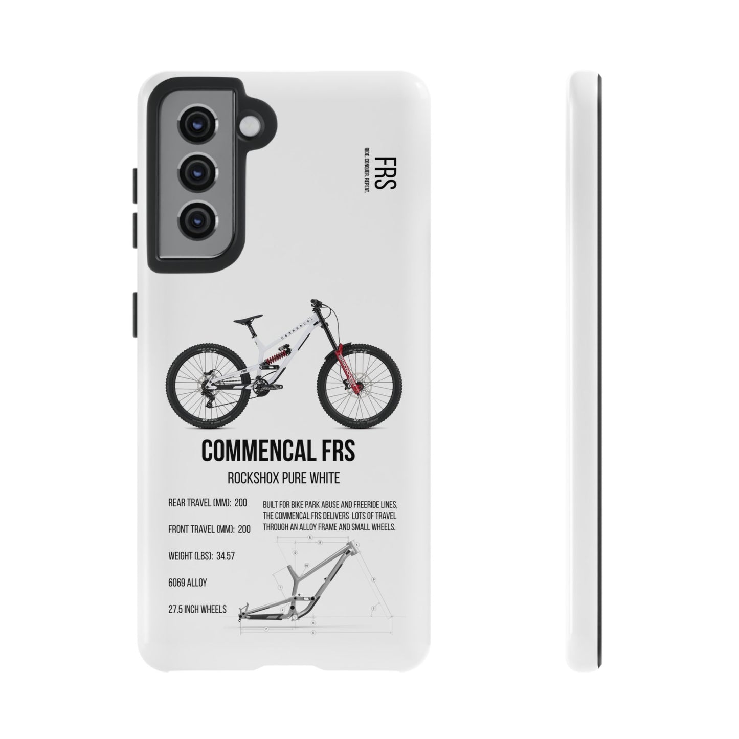 Commencal FRS Rockshox Pure White