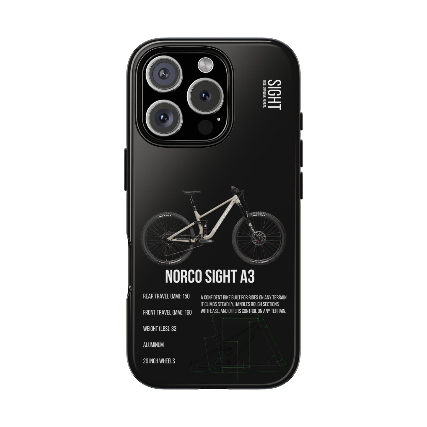 Norco Sight A3 Black Background
