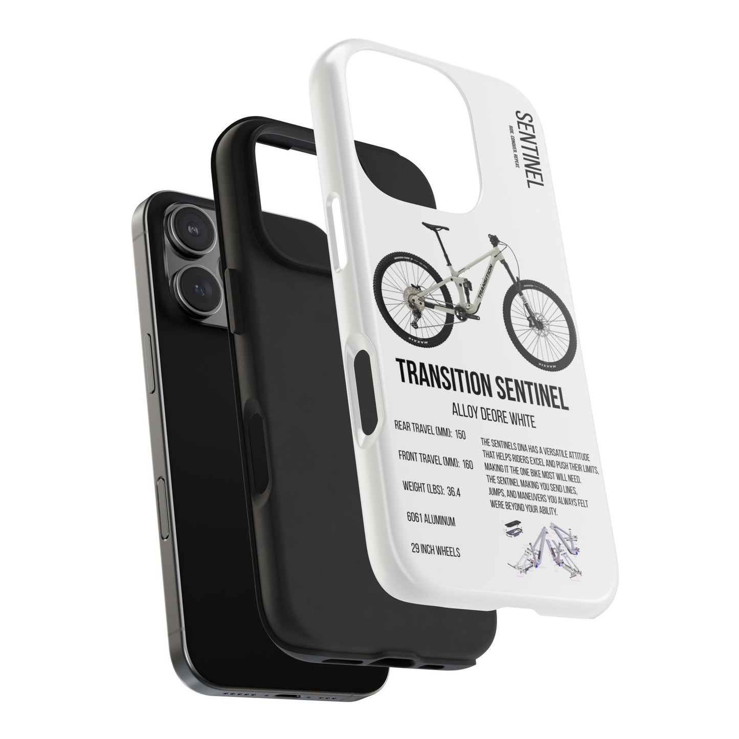 Transition Sentinel Alloy Deore White - Apexsend Co