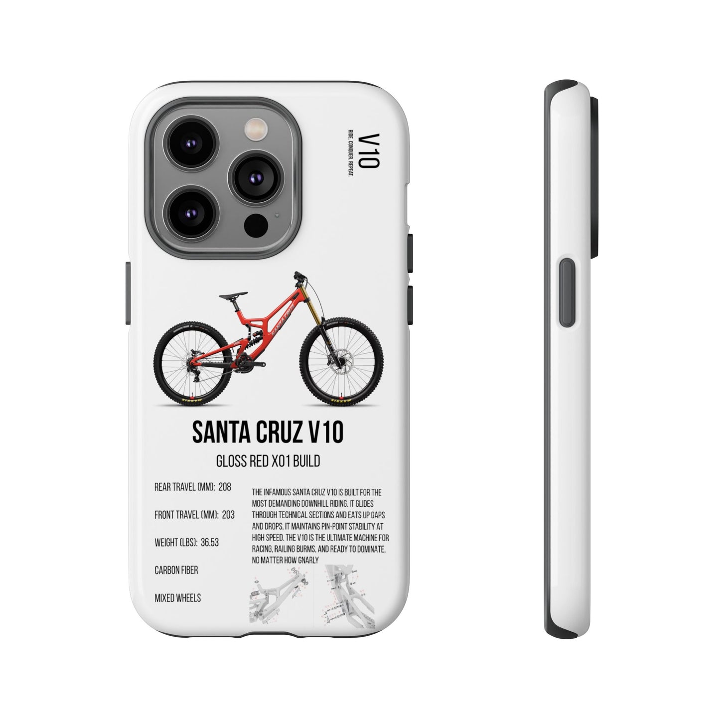 Santa Cruz V10 Gloss Red X01 Build