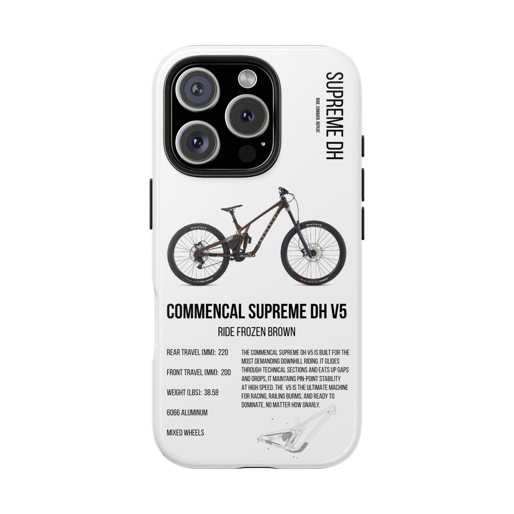 Commencal Supreme DH V5 Ride Frozen Brown - Apexsend Co