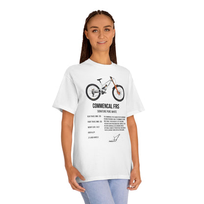 T Shirt - Commencal FRS Signature Pure White