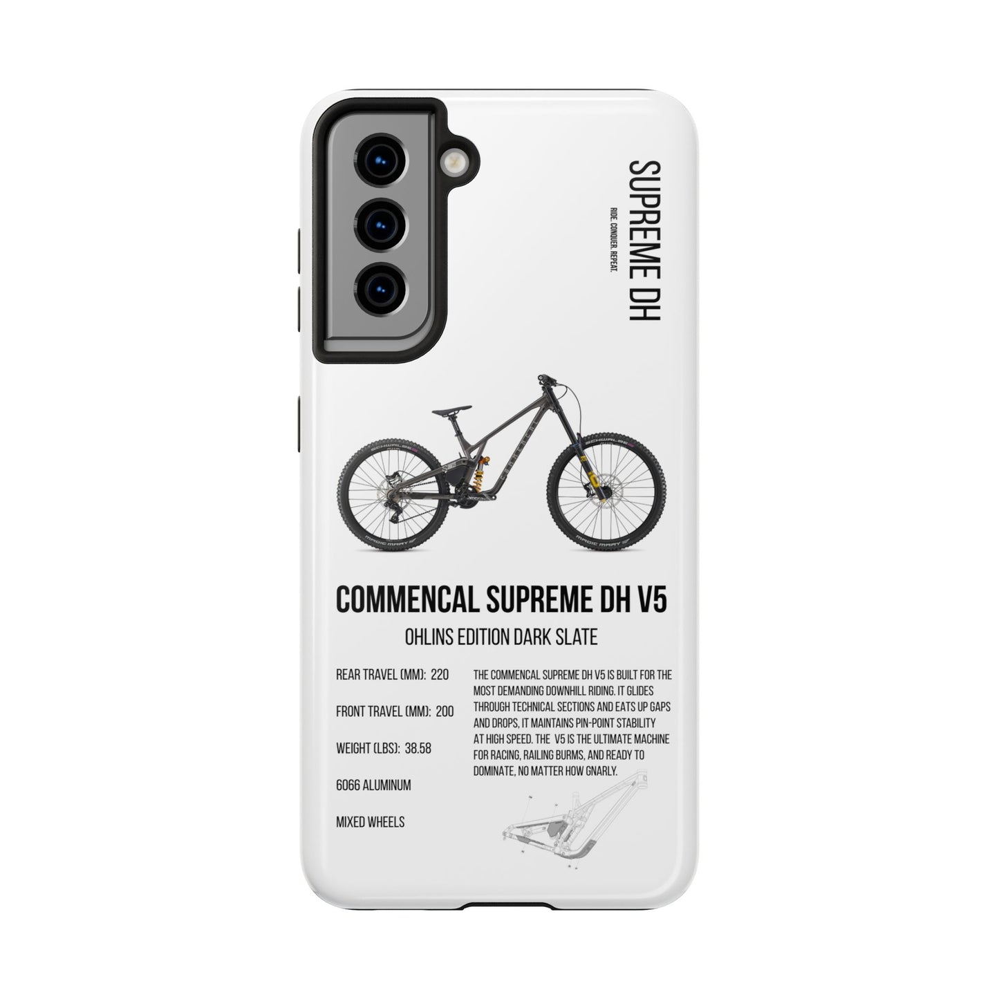 Commencal Supreme DH V5 Ohlins Edition Dark Slate - Apexsend Co