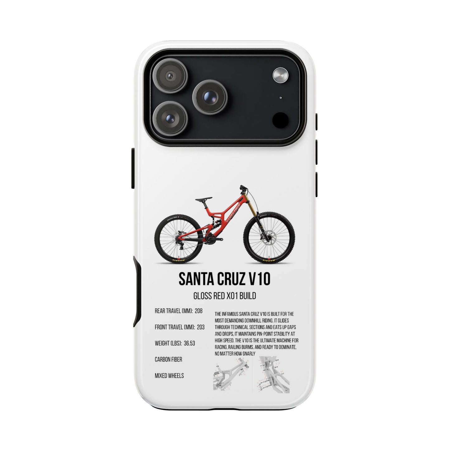 Santa Cruz V10 Gloss Red X01 Build