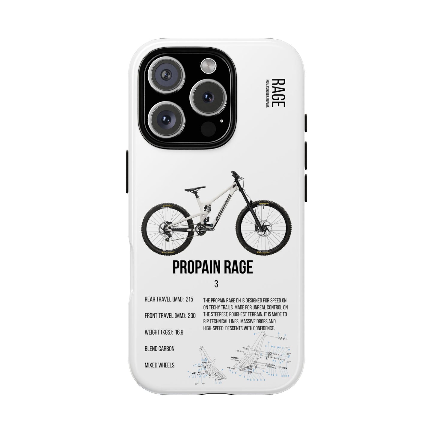 Propain Rage 3 White/Black
