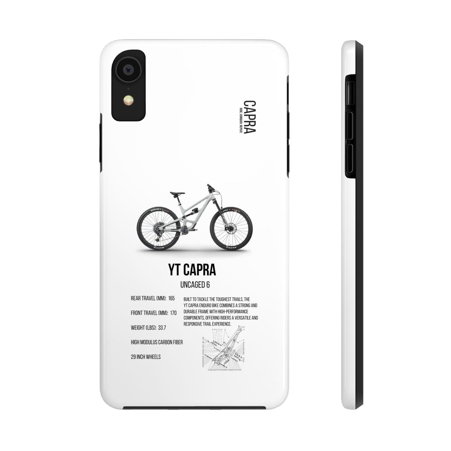 YT Industries Capra Uncaged 6 White W/ Rockshox