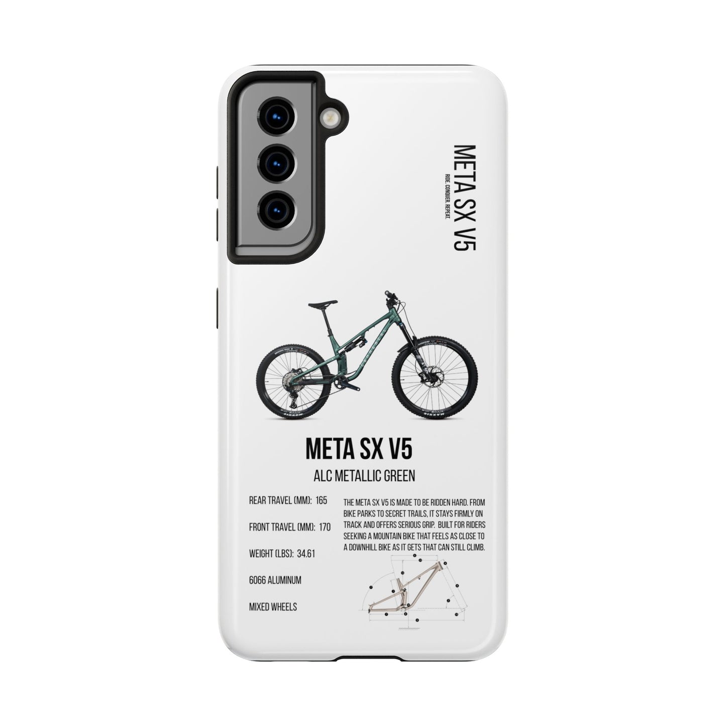 Commencal Meta SX V5 Alc Verde metalizado