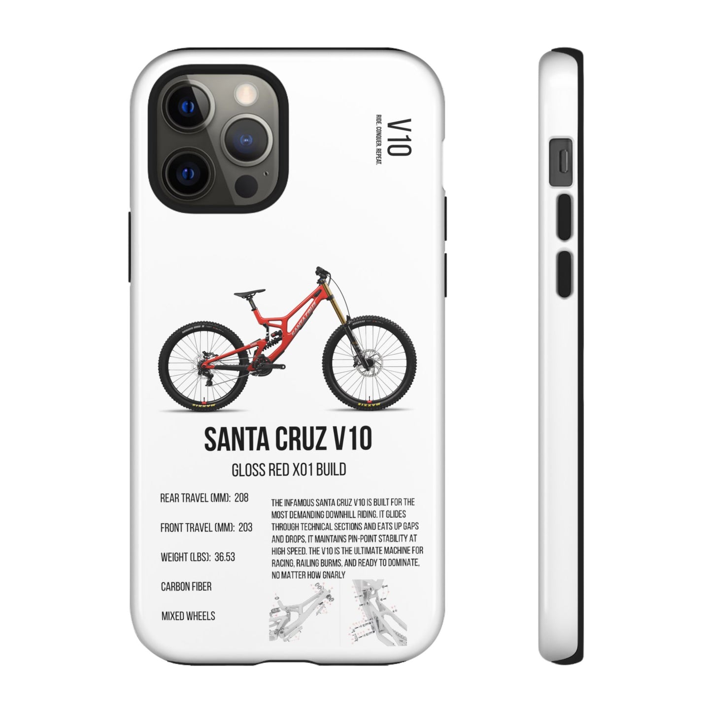 Santa Cruz V10 Gloss Red X01 Build
