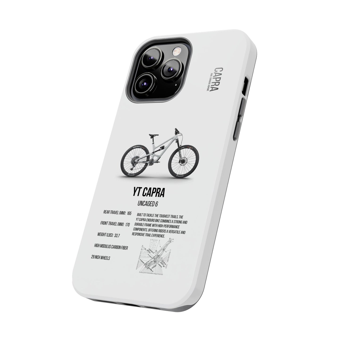 YT Industries Capra Uncaged 6 White W/ Rockshox