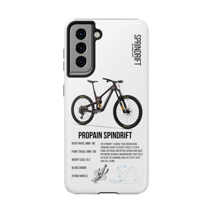 Propain Spindrift CF 5 Candy Red Swedish Gold