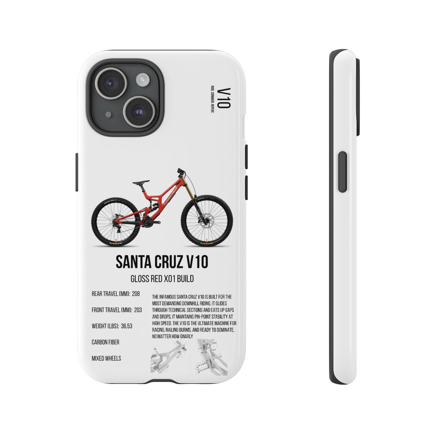 Santa Cruz V10 Gloss Red X01 Build