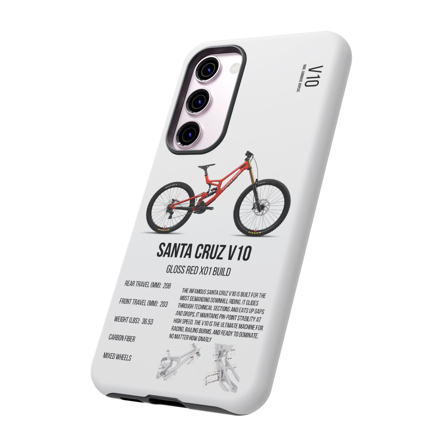 Santa Cruz V10 Gloss Red X01 Build