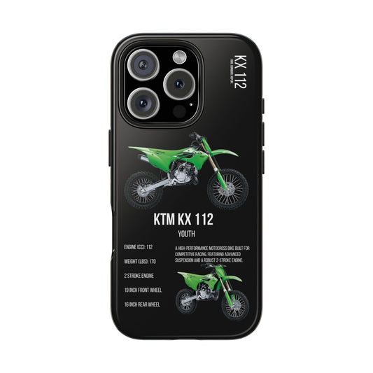 Black Backround KTM KX 112 Youth Green