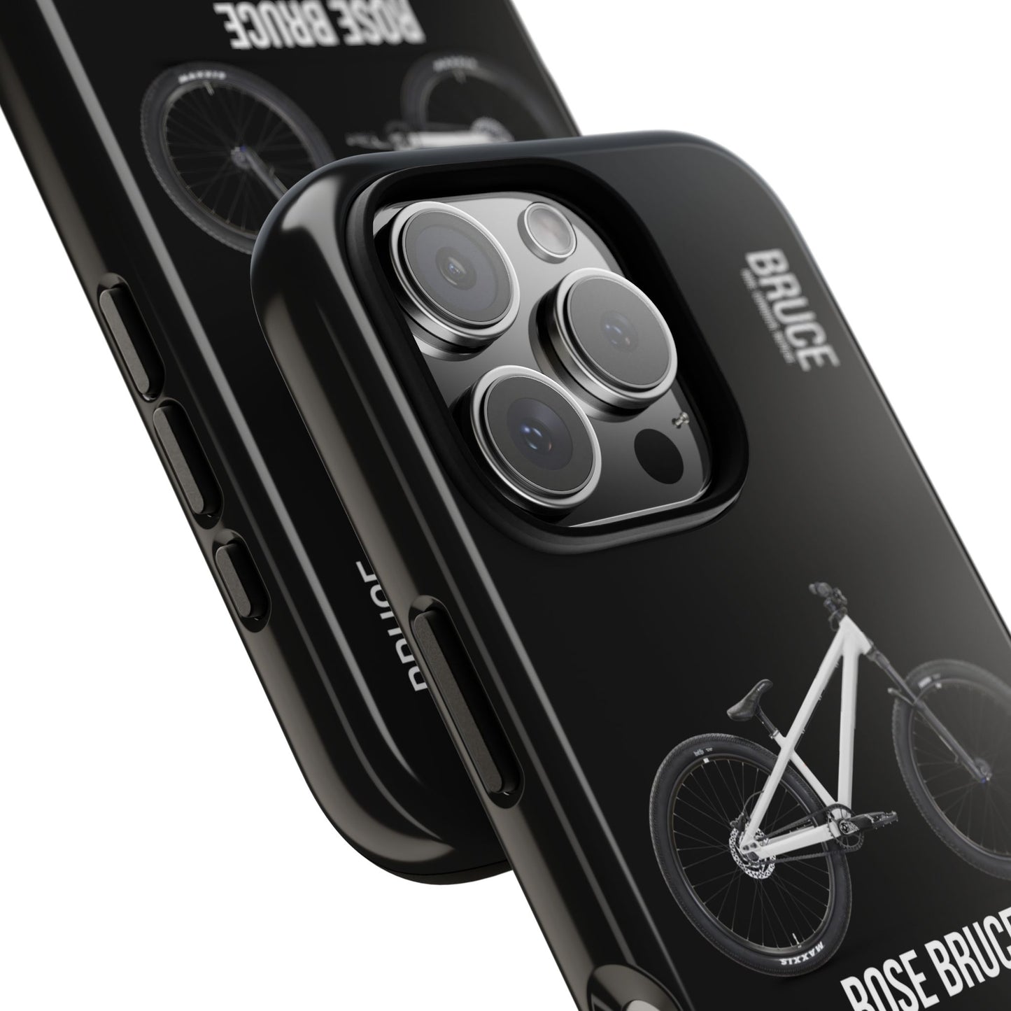 Black Background Rose Bruce Dirt Jumper