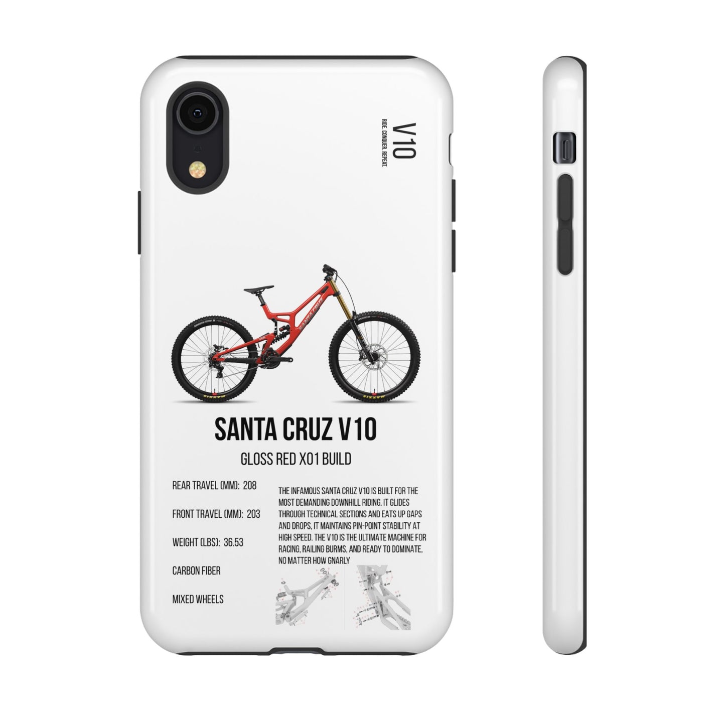 Santa Cruz V10 Gloss Red X01 Build