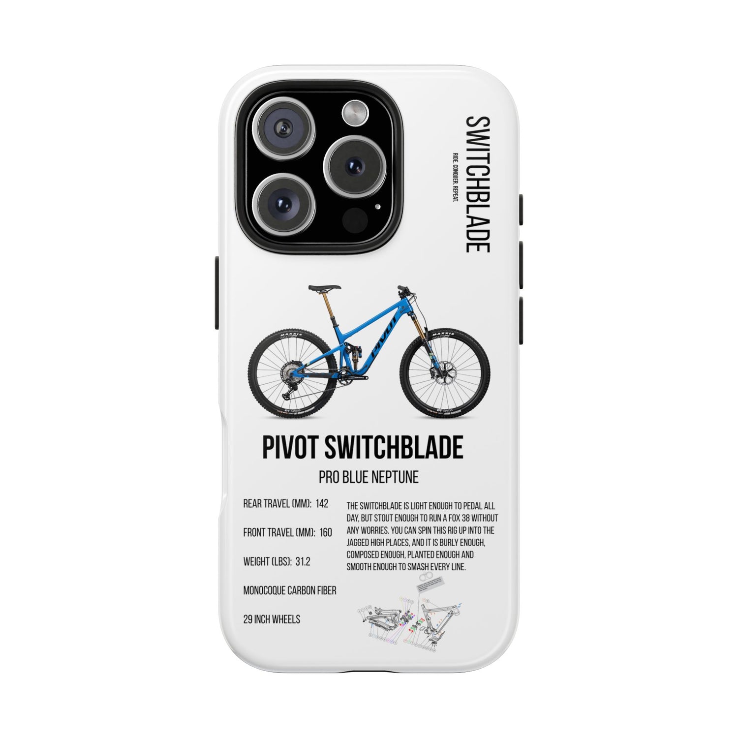 Pivot Switchblade Pro Blue Neptune - Apexsend Co