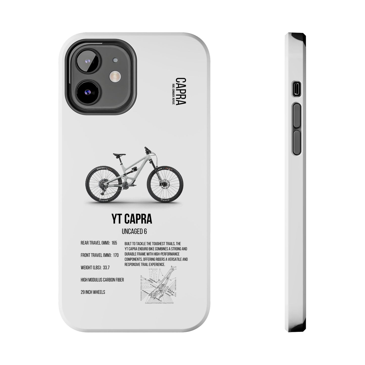 YT Industries Capra Uncaged 6 White W/ Rockshox