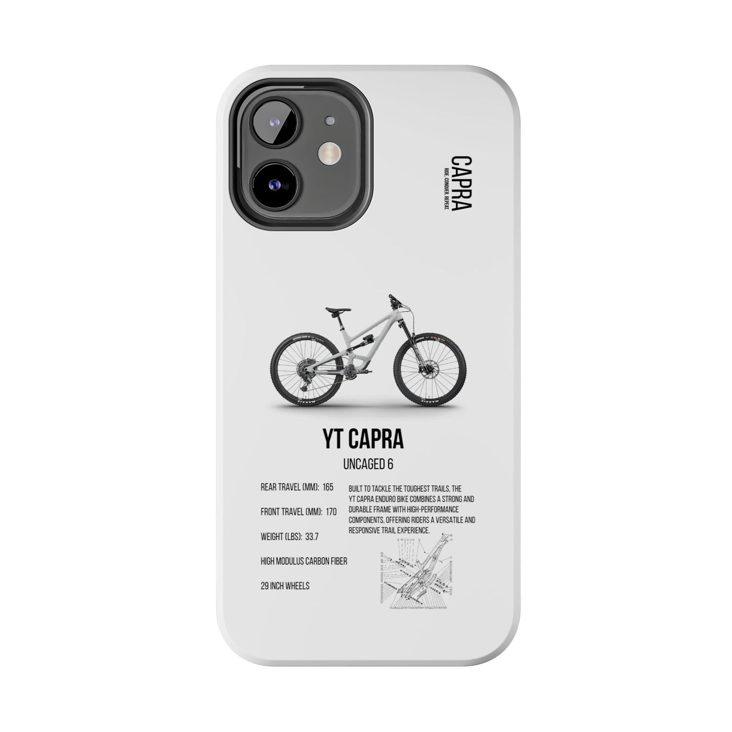 YT Industries Capra Uncaged 6 White W/ Rockshox