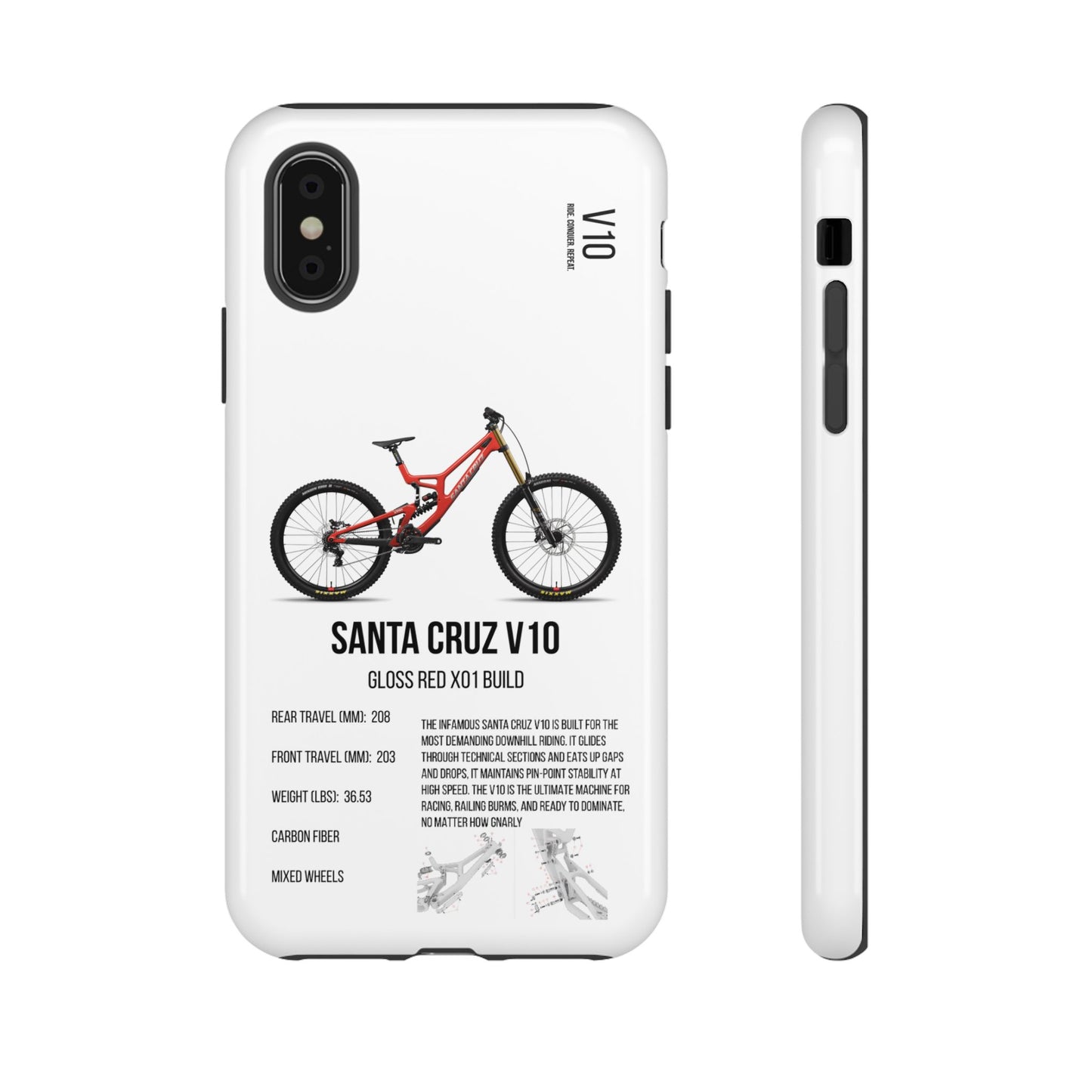 Santa Cruz V10 Gloss Red X01 Build