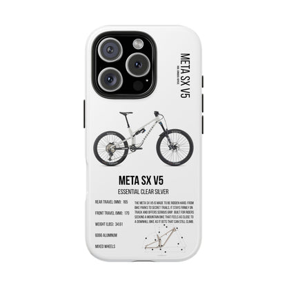 Commencal Meta SX V5 Essential Clear Silver