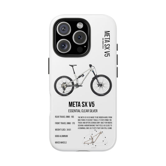 Commencal Meta SX V5 Essential Clear Silver