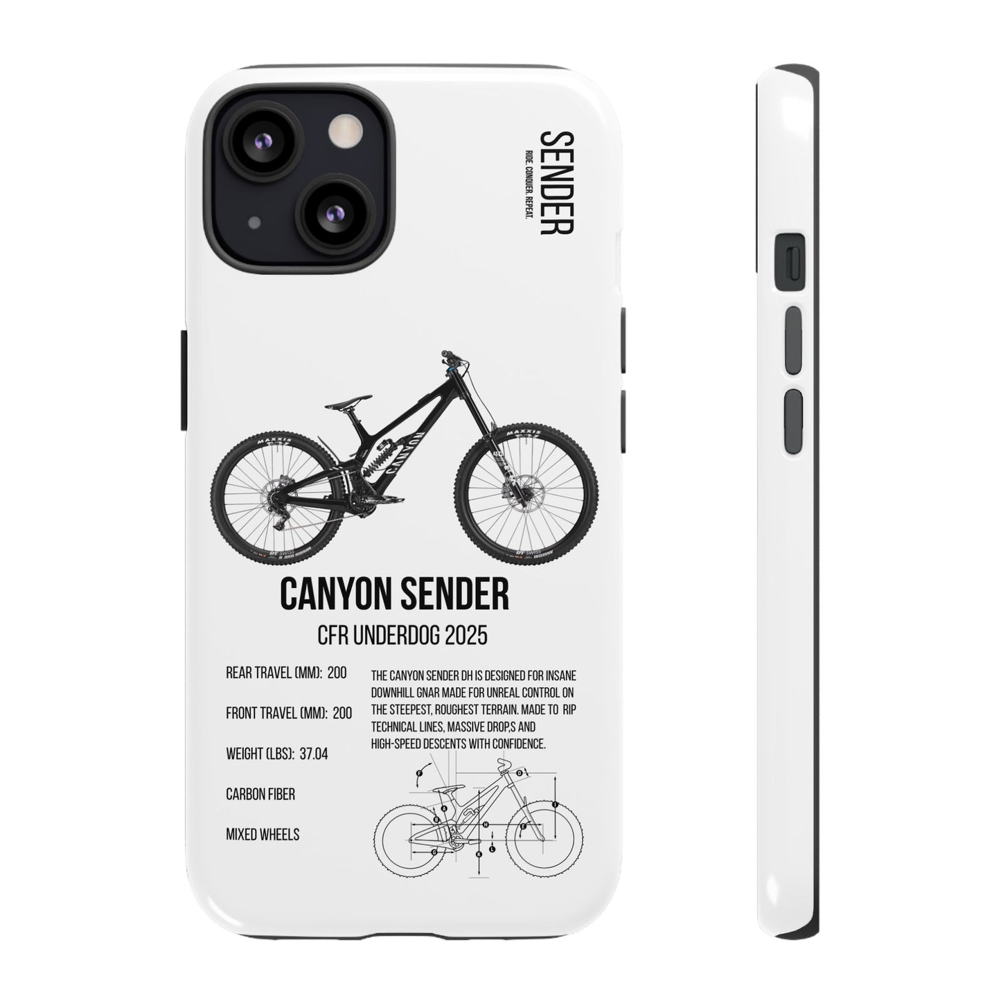 Canyon Sender CFR Team 2025 Black Fox