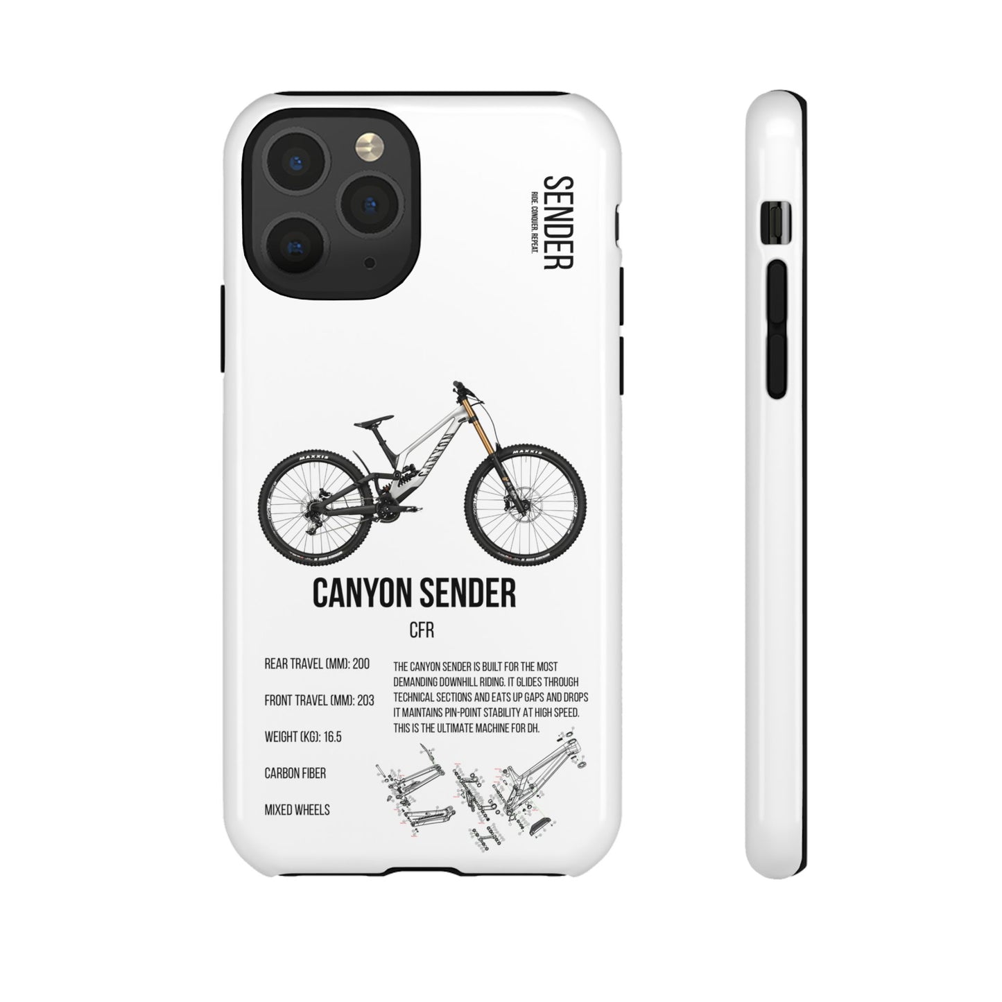 Canyon Sender CFR Black X White