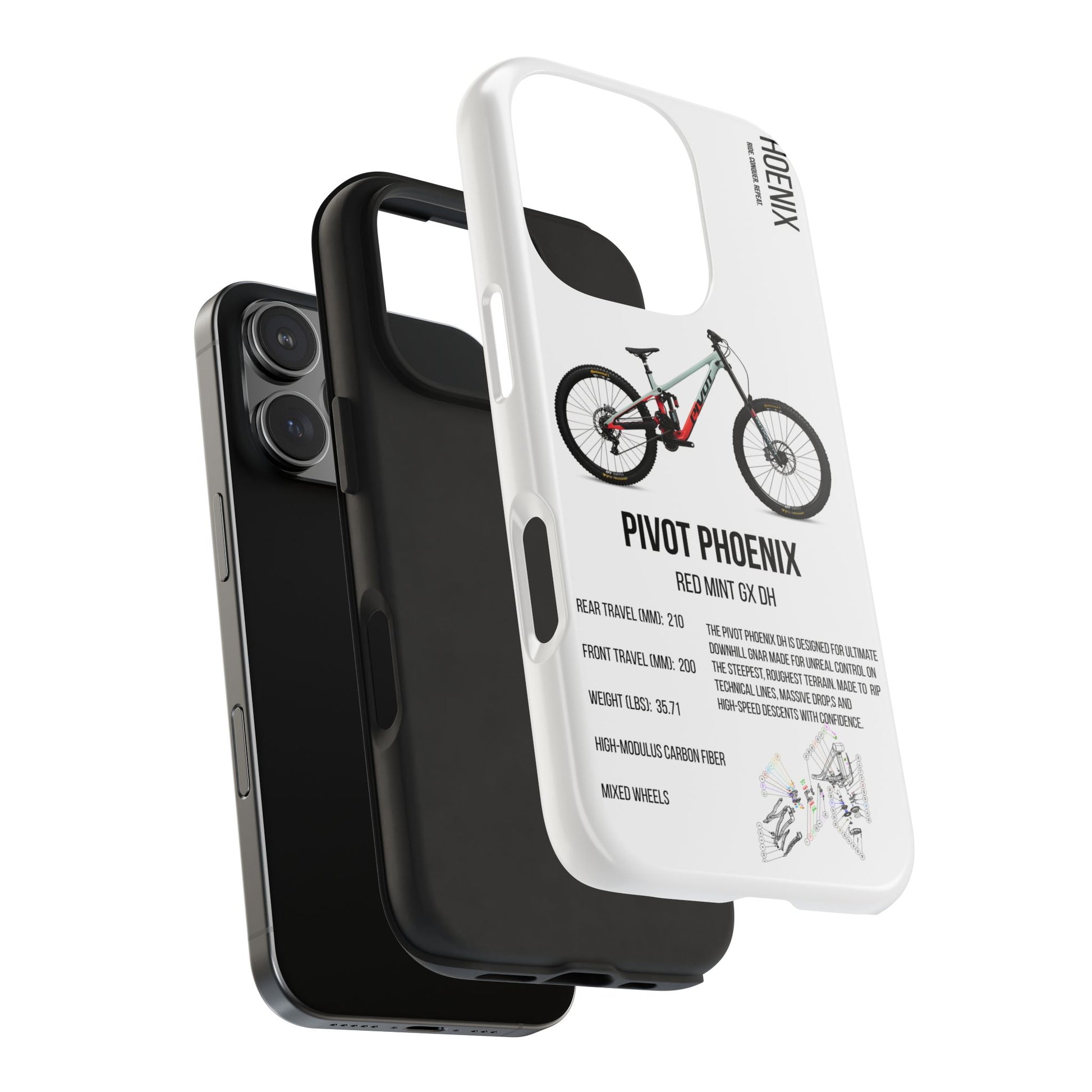 Pivot Phoenix Red Mint GX DH - Apexsend Co