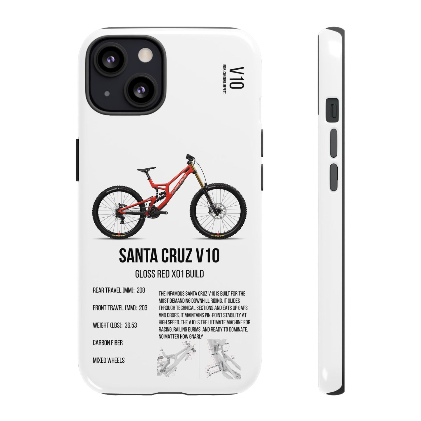 Santa Cruz V10 Gloss Red X01 Build