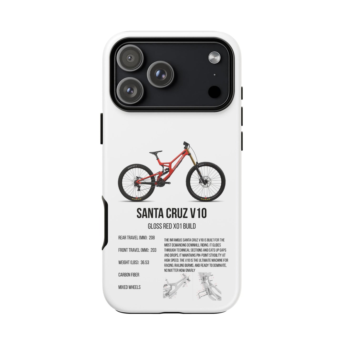 Santa Cruz V10 Gloss Red X01 Build