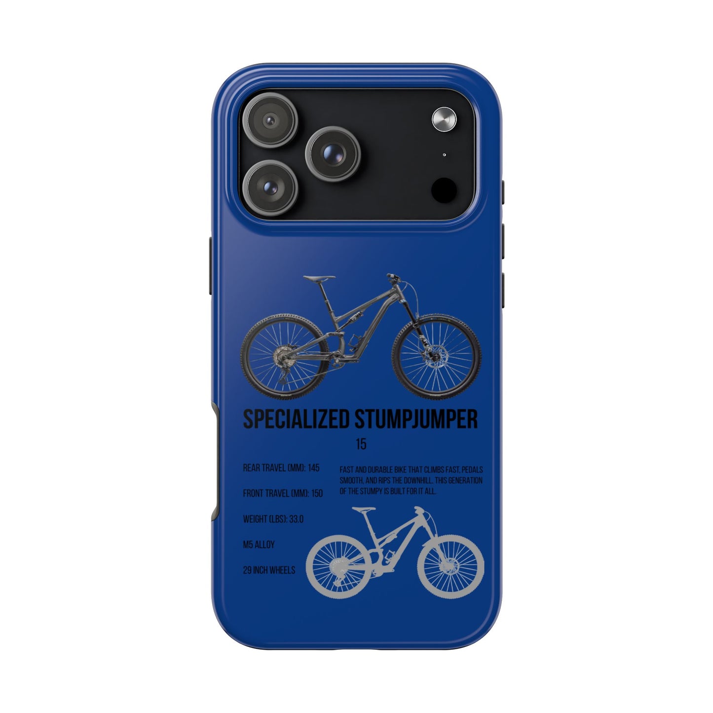 Blue Background Specialized Stumpjumper 15 Grey