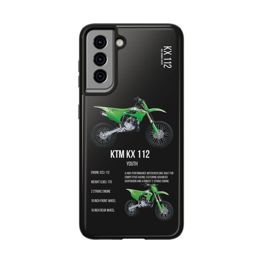 Black Backround KTM KX 112 Youth Green