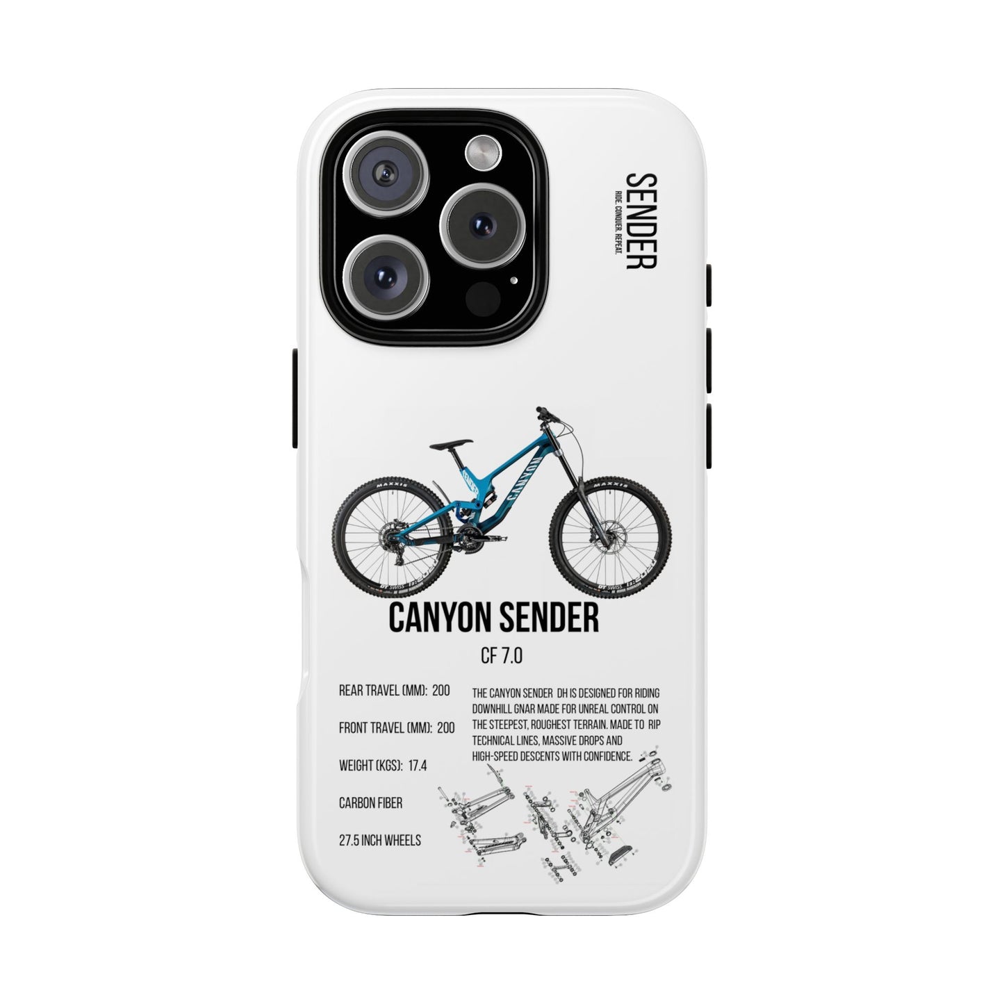 Canyon Sender Cf 7.0 Blue