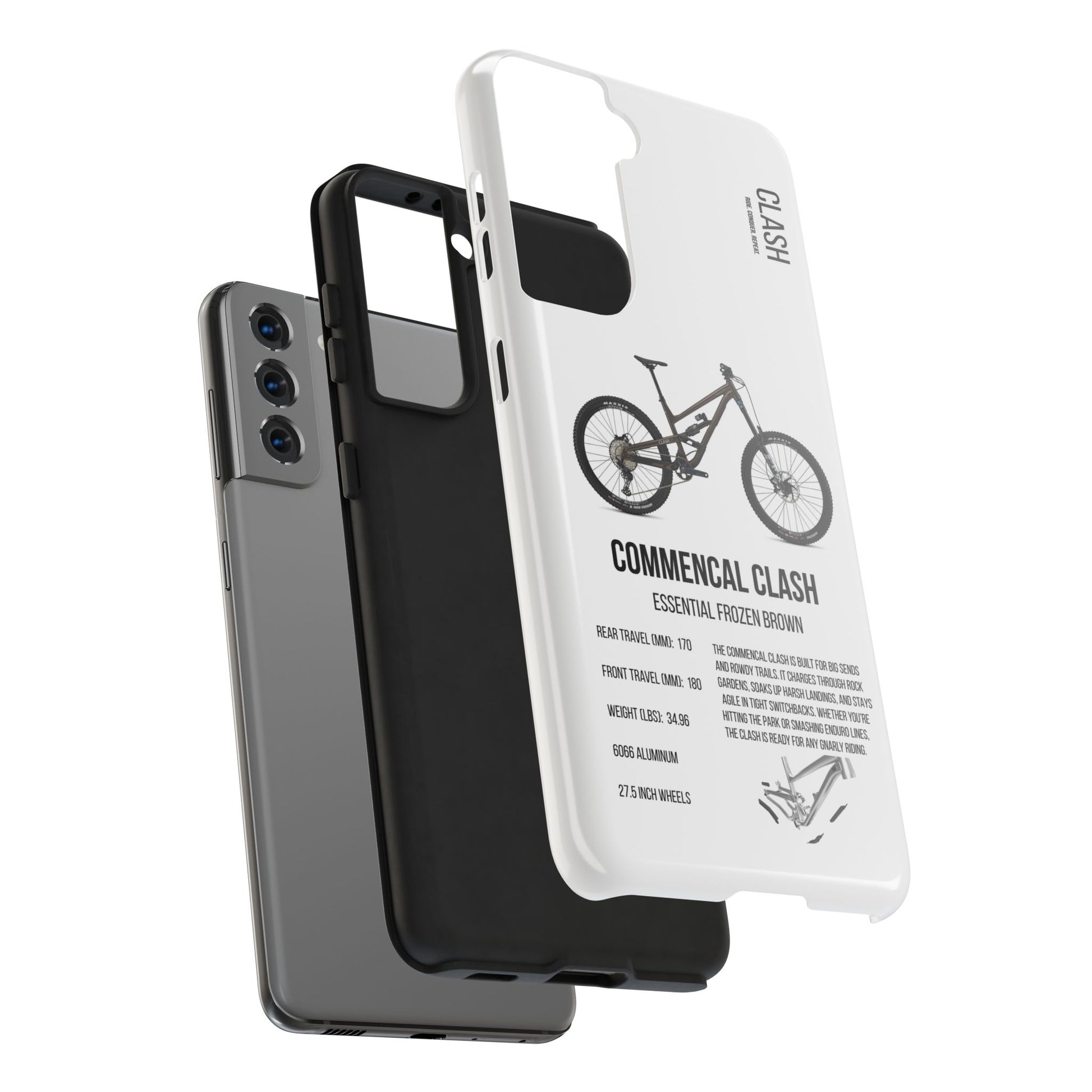 Commencal Clash Essential Frozen Brown - Apexsend Co