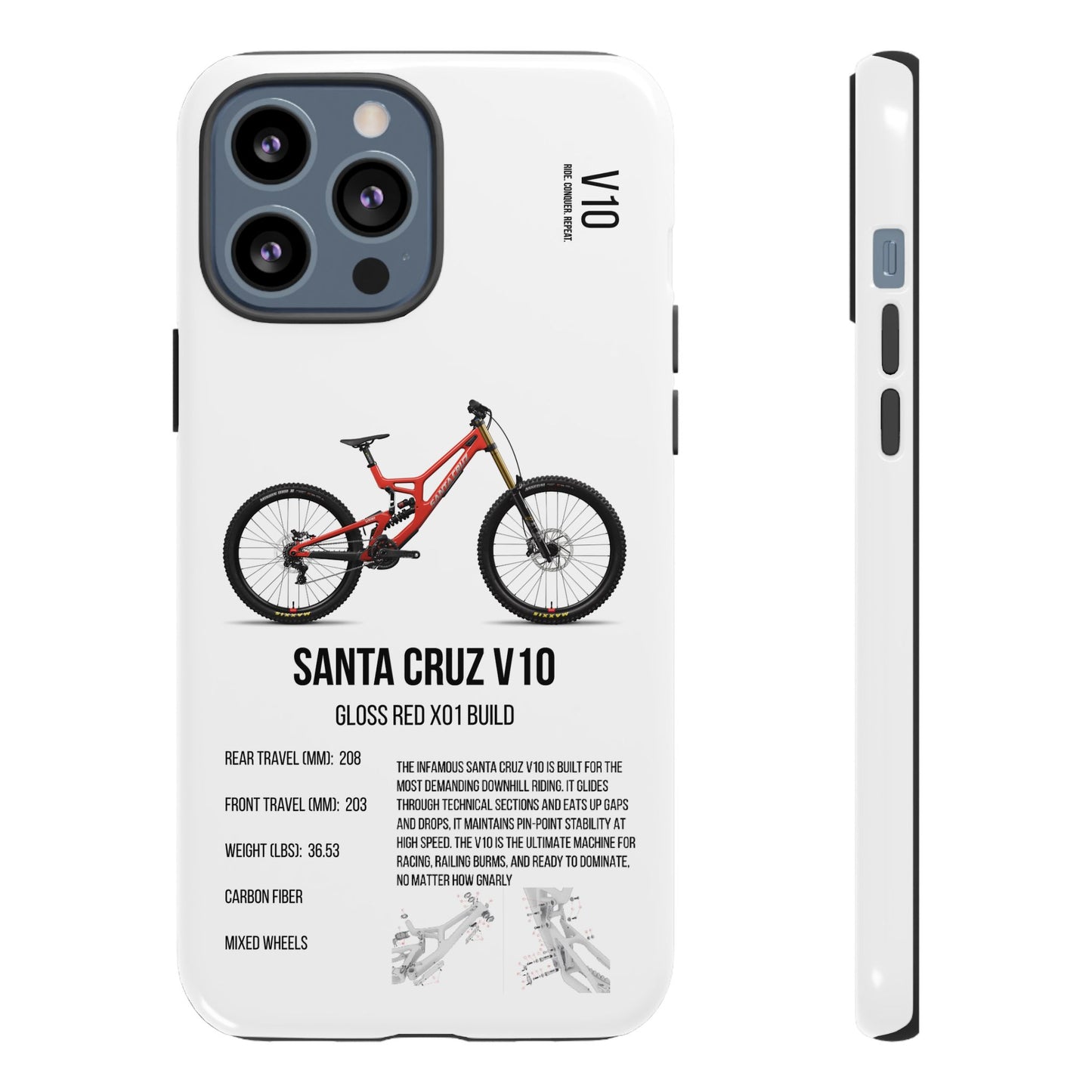 Santa Cruz V10 Gloss Red X01 Build