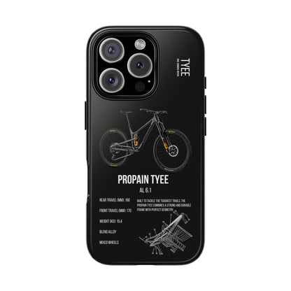 Black Background Propain Tyee AL 6.1 Midnight Blue Ohlins