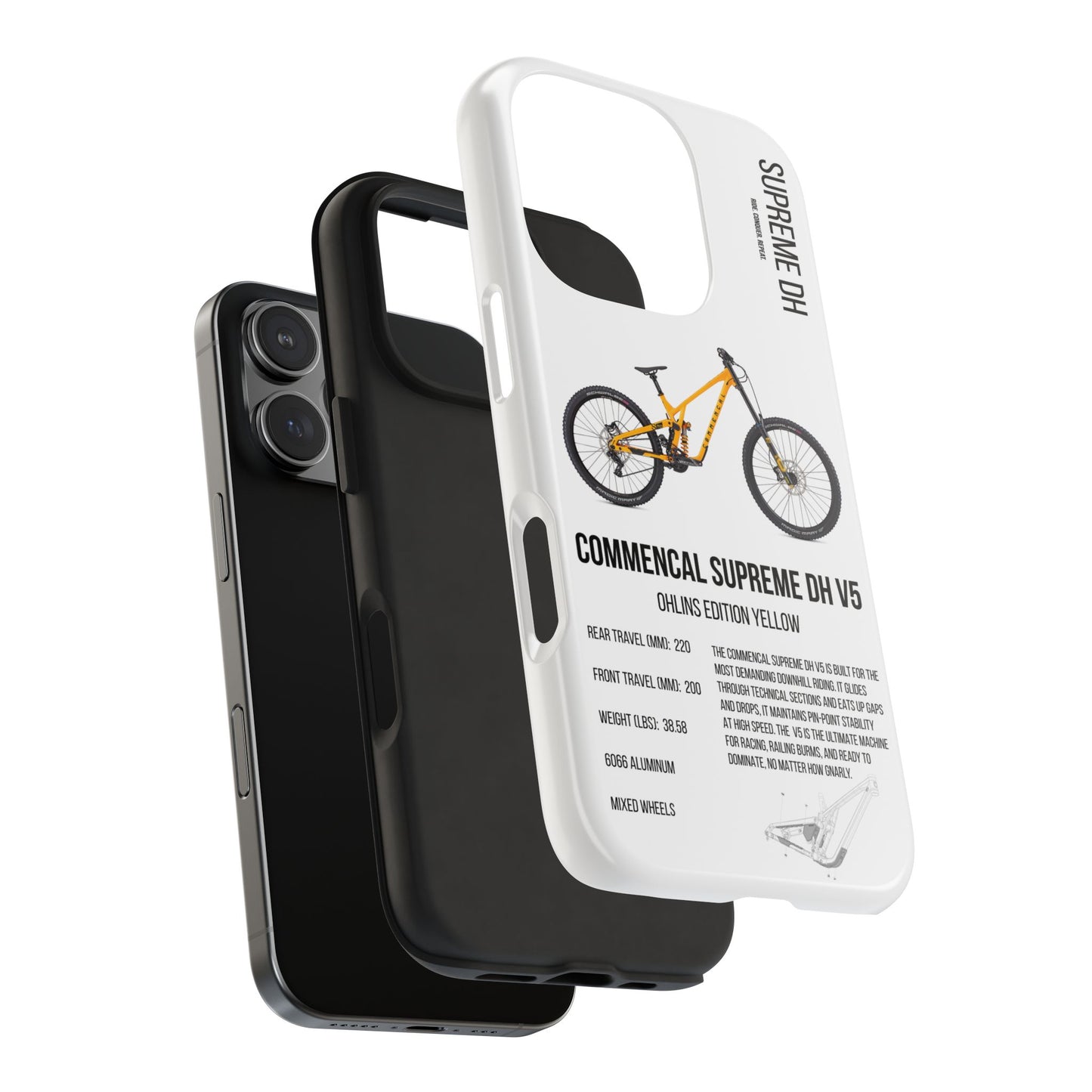 Commencal Supreme DH V5 Ohlins Edition Yellow - Apexsend Co