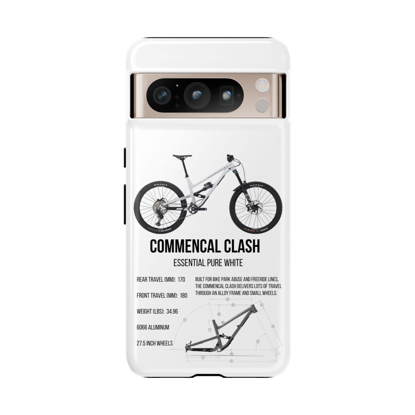 Commencal Clash Essential Pure White