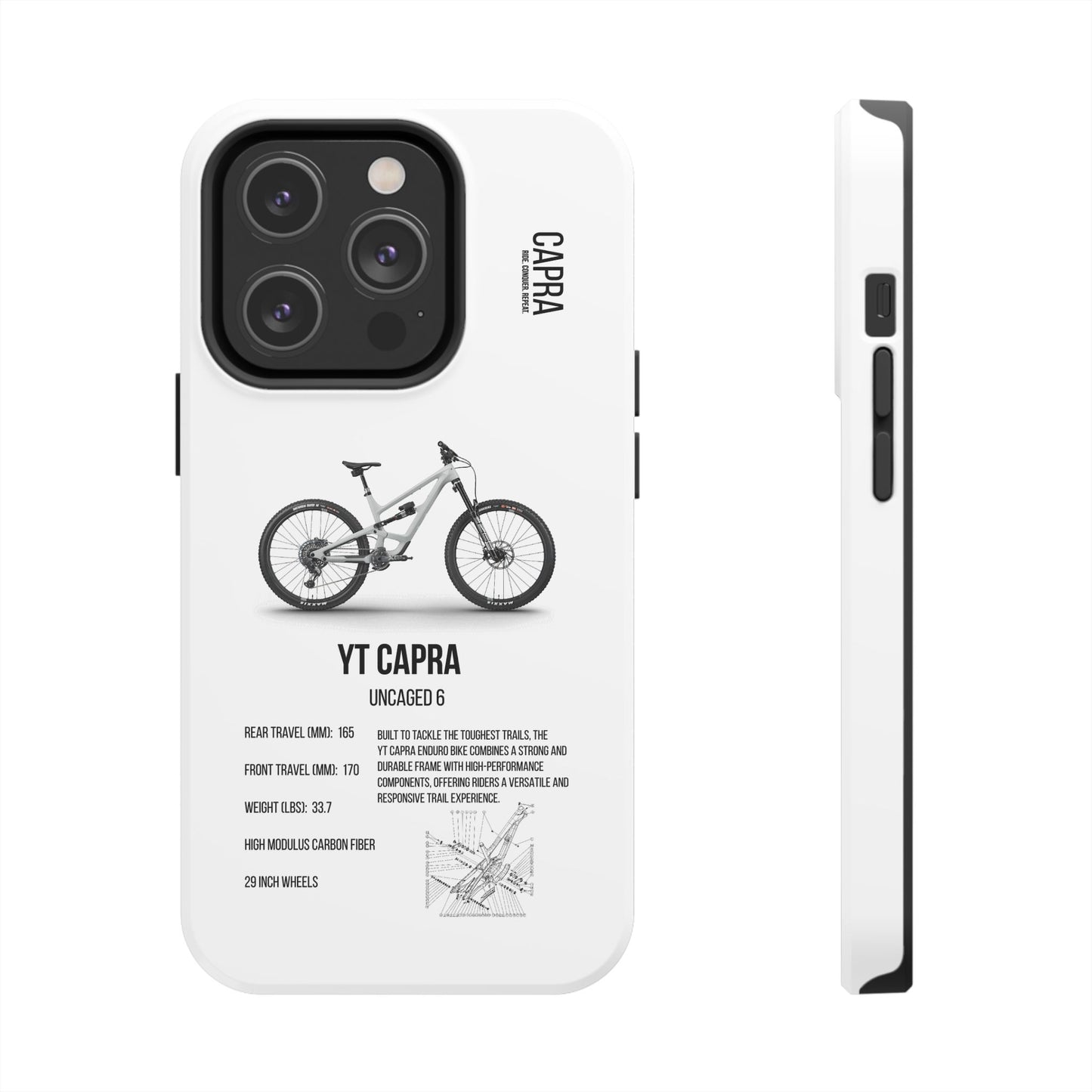 YT Industries Capra Uncaged 6 White W/ Rockshox
