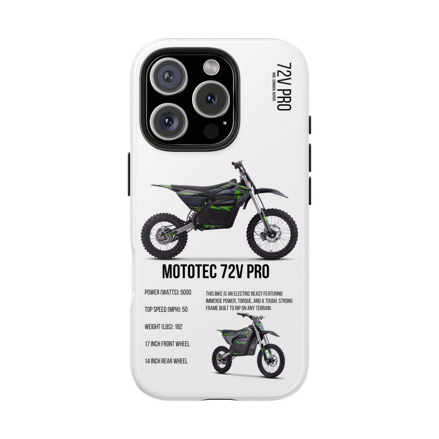 Mototec 72V Pro Green