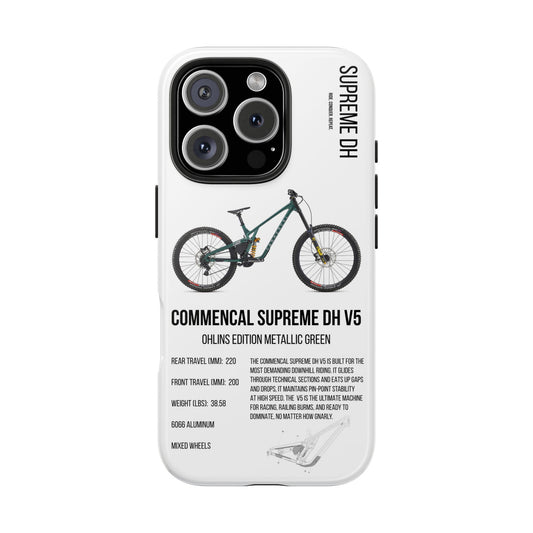 Commencal Supreme DH V5 Ohlins Edition Metallic Green - Apexsend Co